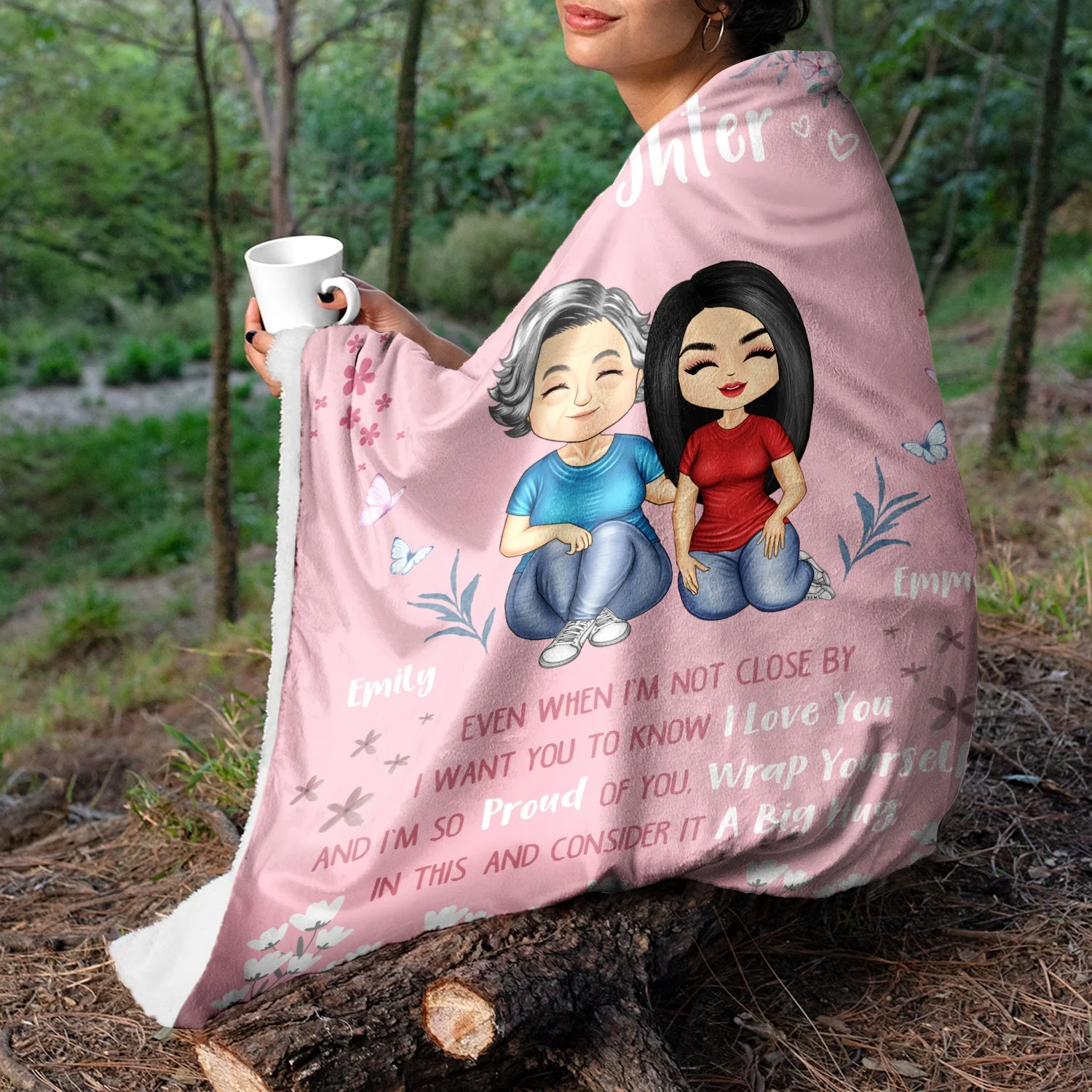 I Want You To Know I Love You - Gift For Daughter, Granddaughter - Personalized Fleece Blanket - Image 5