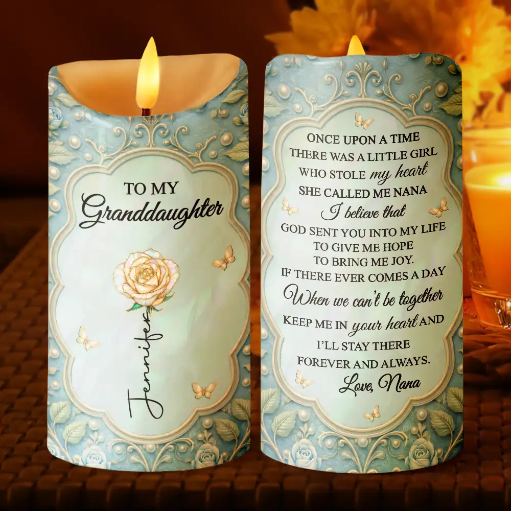 I Will Stay There Forever And Always - Personalized Flameless LED Candle - Image 2