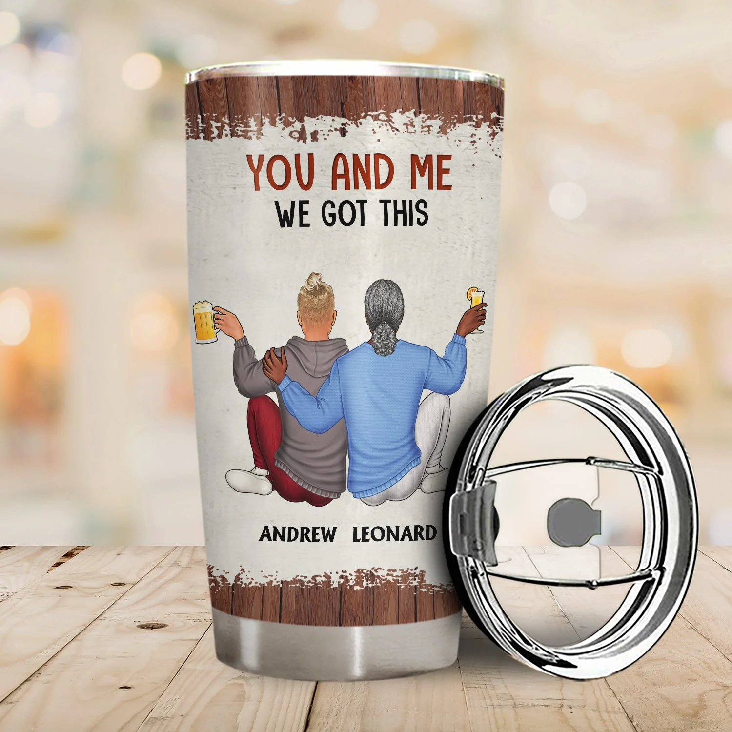 I Wish I Could Turn Back The Clock - Anniversary, Loving Gift For Couples, Husband, Wife - Personalized Tumbler - Image 2