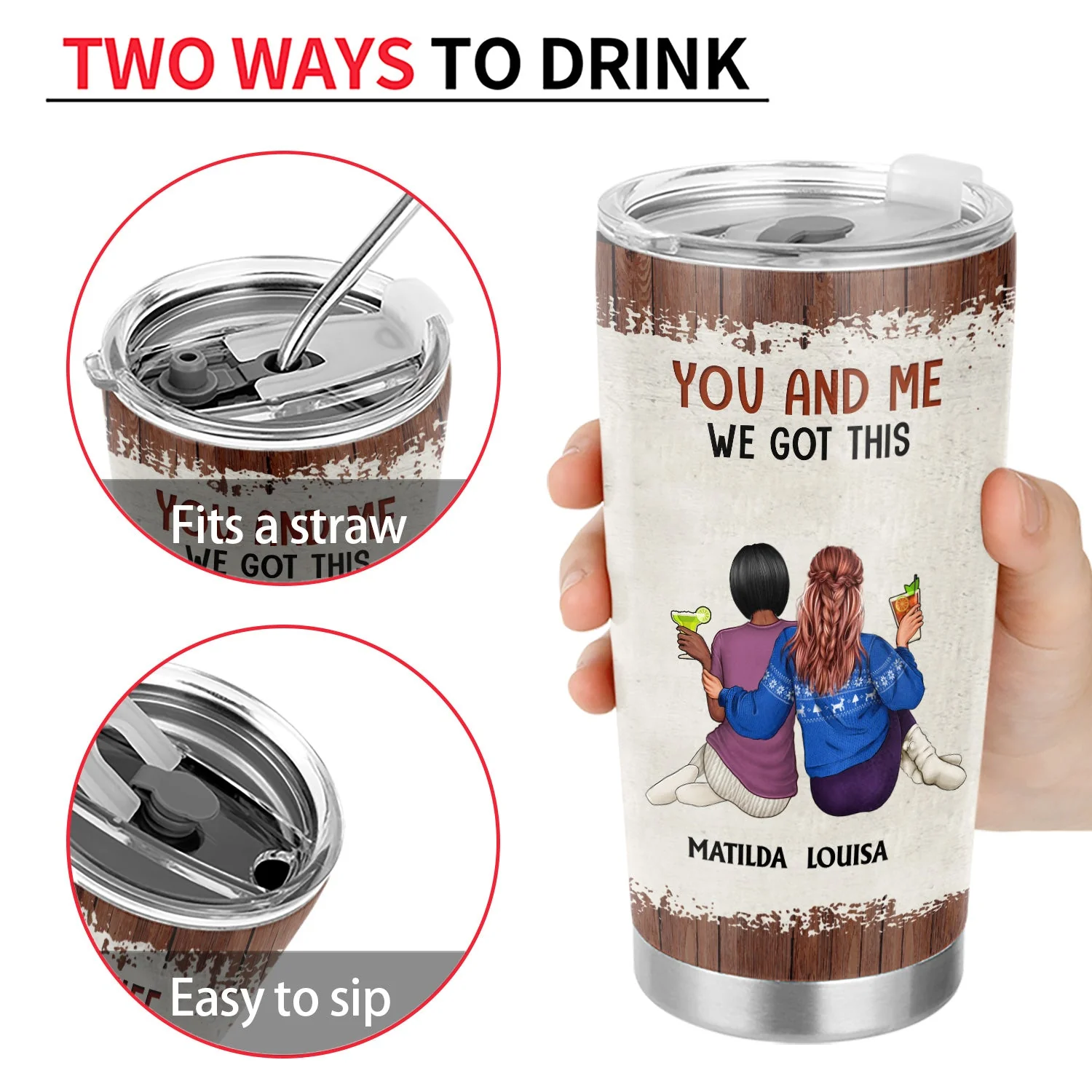 I Wish I Could Turn Back The Clock - Anniversary, Loving Gift For Couples, Husband, Wife - Personalized Tumbler - Image 4