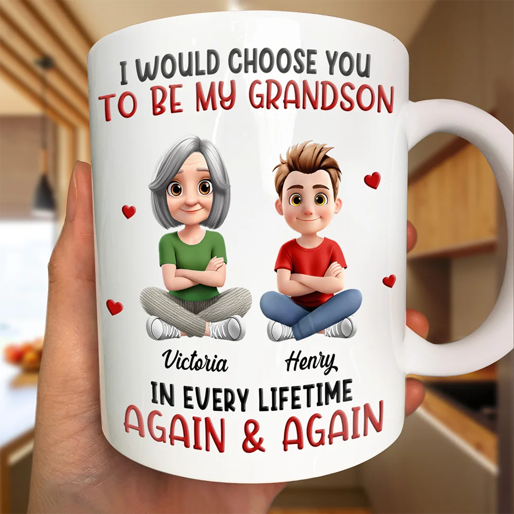 I Would Choose You To Be My Son Daughter In Every Lifetime - Personalized Mug - Image 2