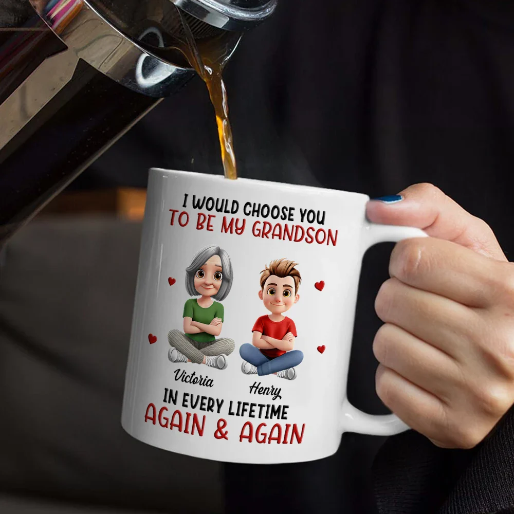 I Would Choose You To Be My Son Daughter In Every Lifetime - Personalized Mug - Image 6