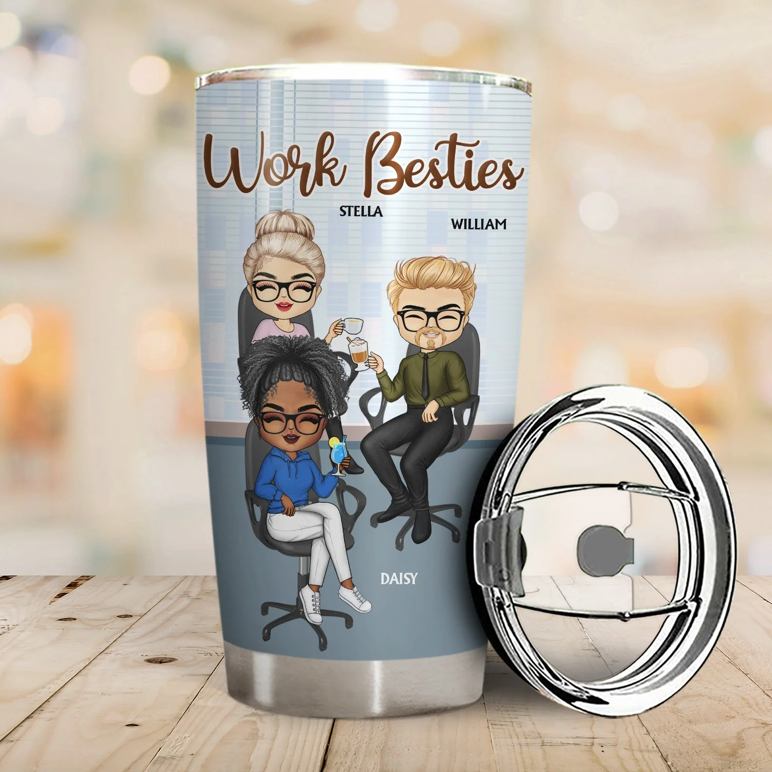 I Would Totally Hang Out With You - Funny, Anniversary, Goodbye, Retired, Birthday Gifts For Colleagues, Coworker, Besties - Personalized Custom Tumbler - Image 2