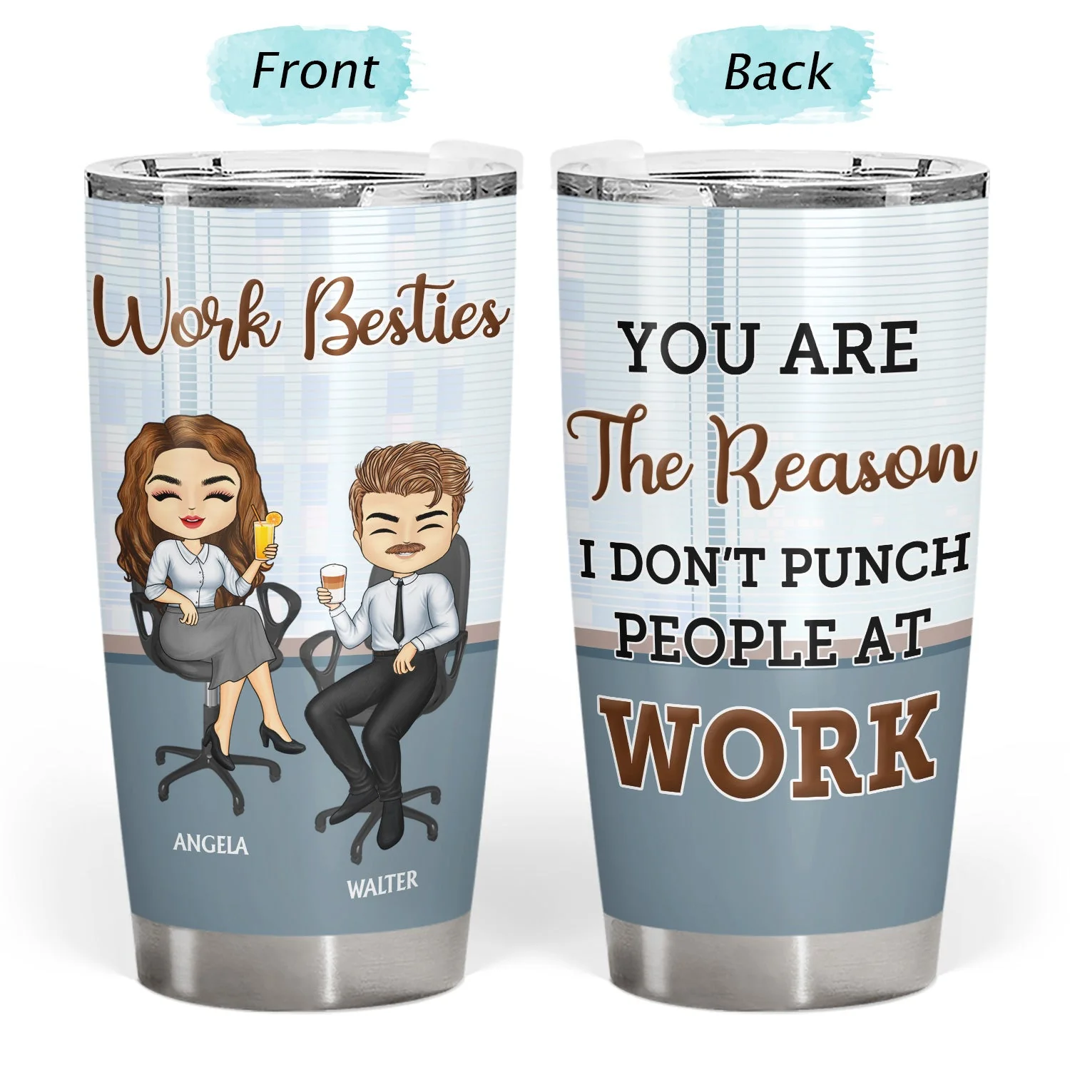 I Would Totally Hang Out With You - Funny, Anniversary, Goodbye, Retired, Birthday Gifts For Colleagues, Coworker, Besties - Personalized Custom Tumbler - Image 3