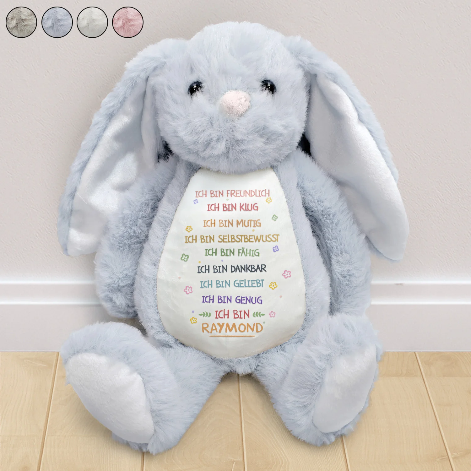 Ich Bin Geliebt - Personalisierter Stoffhase - Image 2