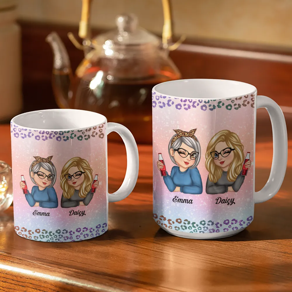 If Fate Whispers To You Daughter Granddaughter - Personalized White Edge-to-Edge Mug - Image 3