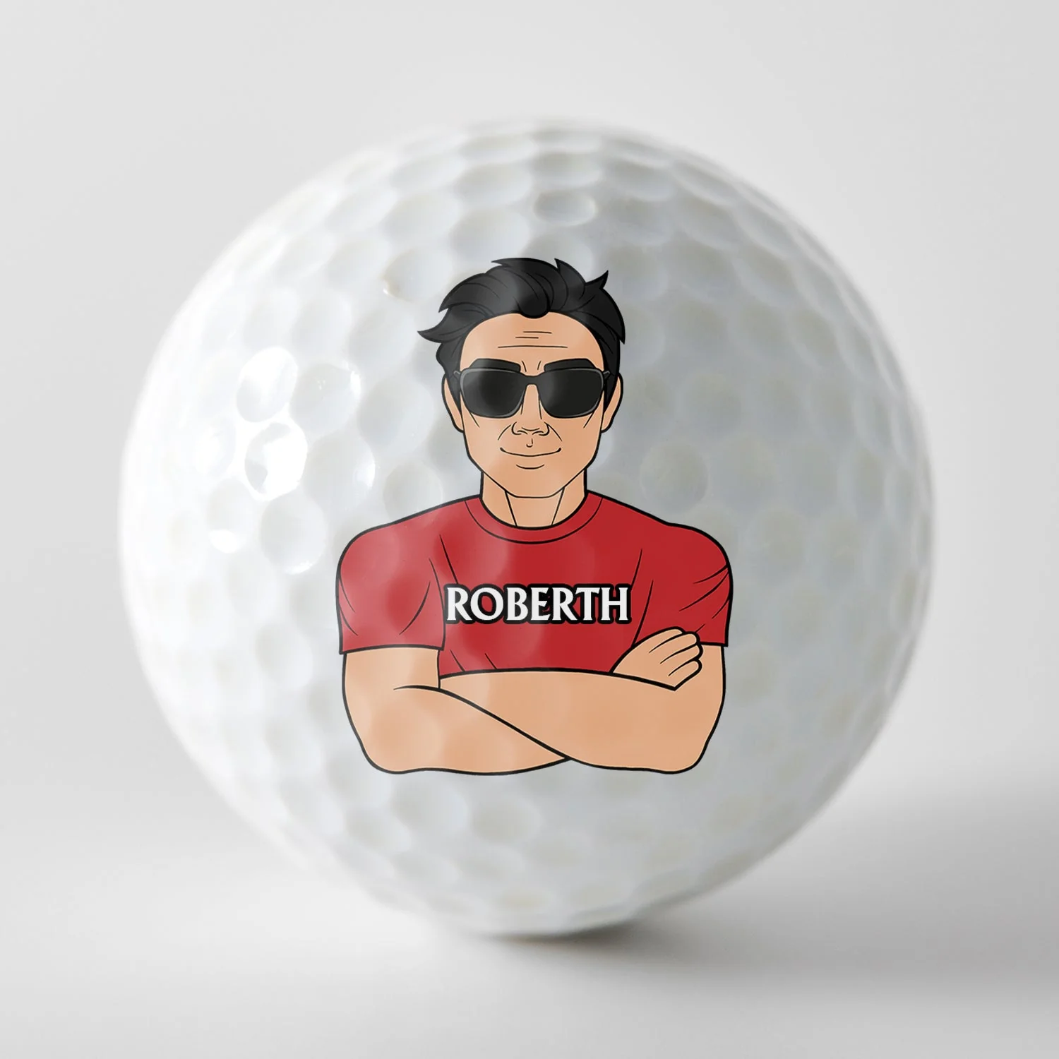 If Found Return To This Guy - Gift For Dad, Father, Grandpa, Golfer, Golf Lover - Personalized Golf Ball - Image 3