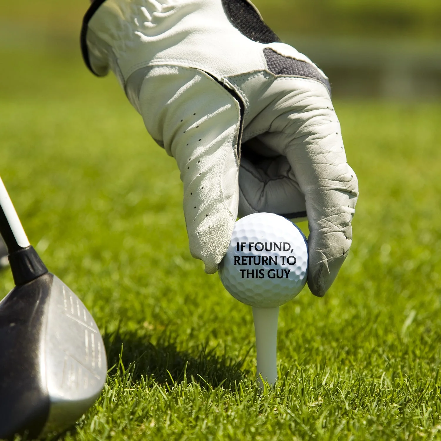 If Found Return To This Guy - Gift For Dad, Father, Grandpa, Golfer, Golf Lover - Personalized Golf Ball - Image 5