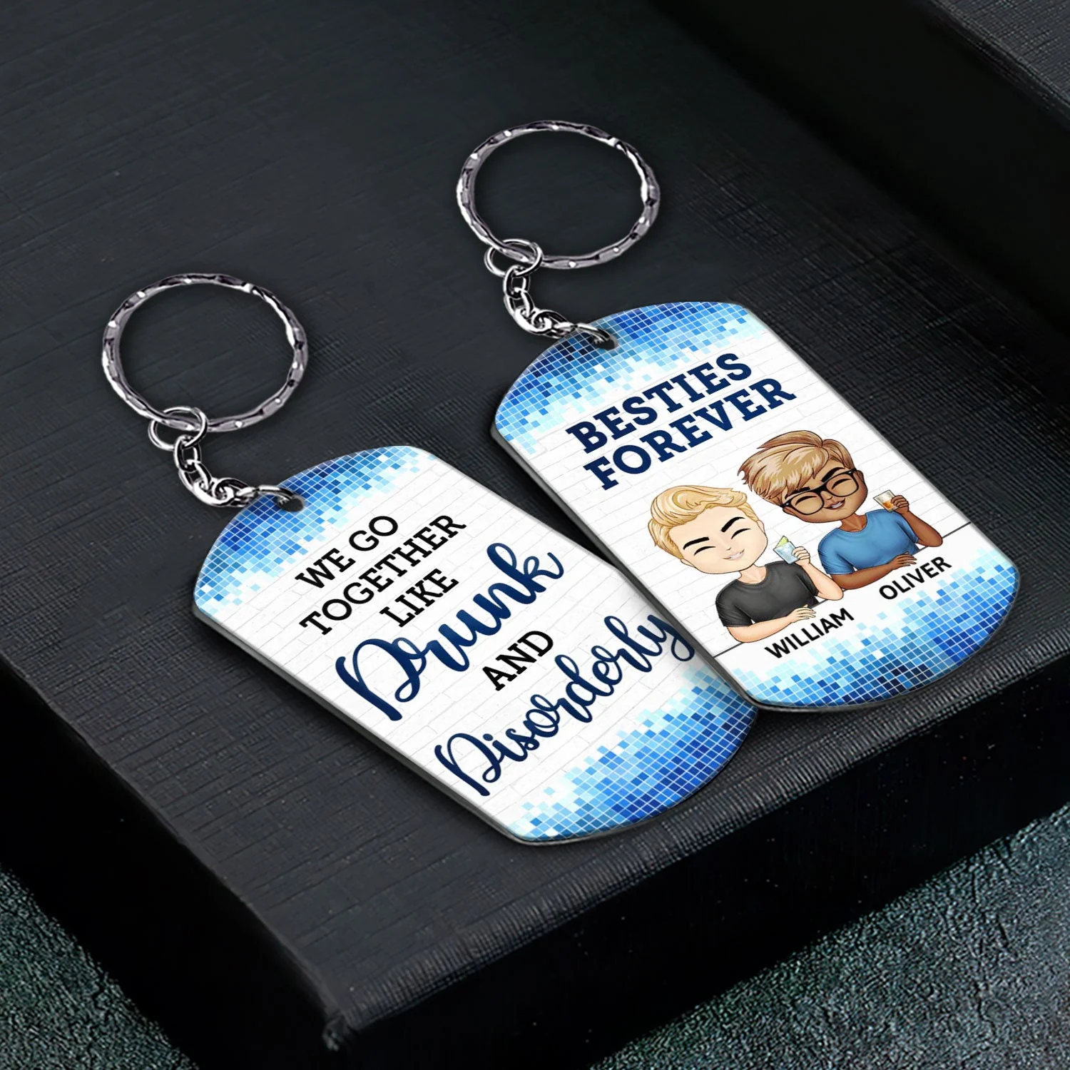 If I Had To Hide A Body - Funny, Anniversary, Birthday Gifts For Besties, Colleagues, Siblings - Personalized Aluminum Keychain - Image 2