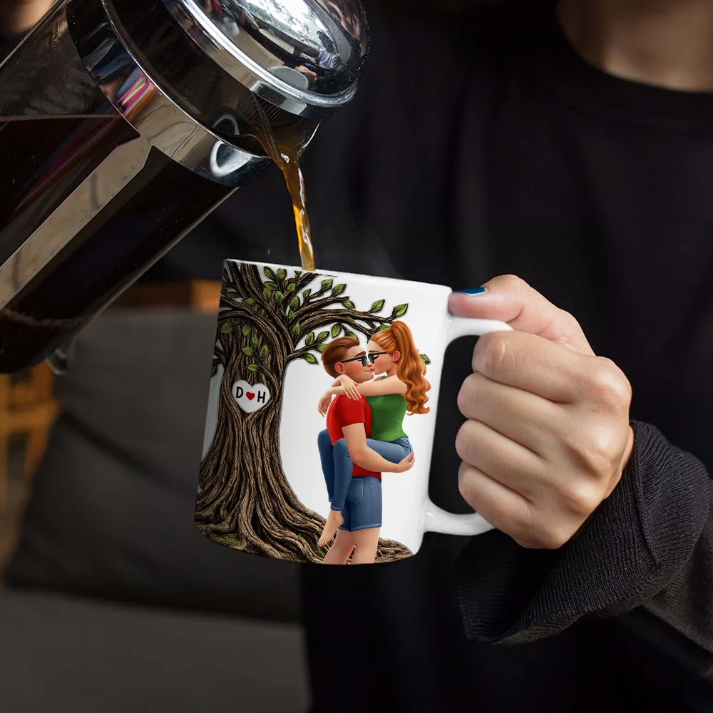 If I Have My Life To Life - Personalized White Edge-to-Edge Mug - Image 4