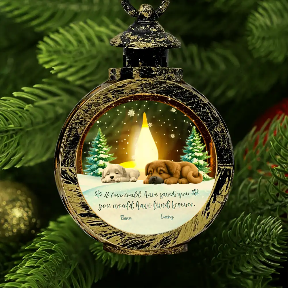 If Love Could Have Saved You - Personalized Candlelight Lantern Ornament - Image 2