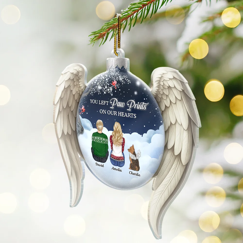 If Love Could Have Saved You Pet Memorial - Personalized Custom Shaped Acrylic Ornament - Image 2