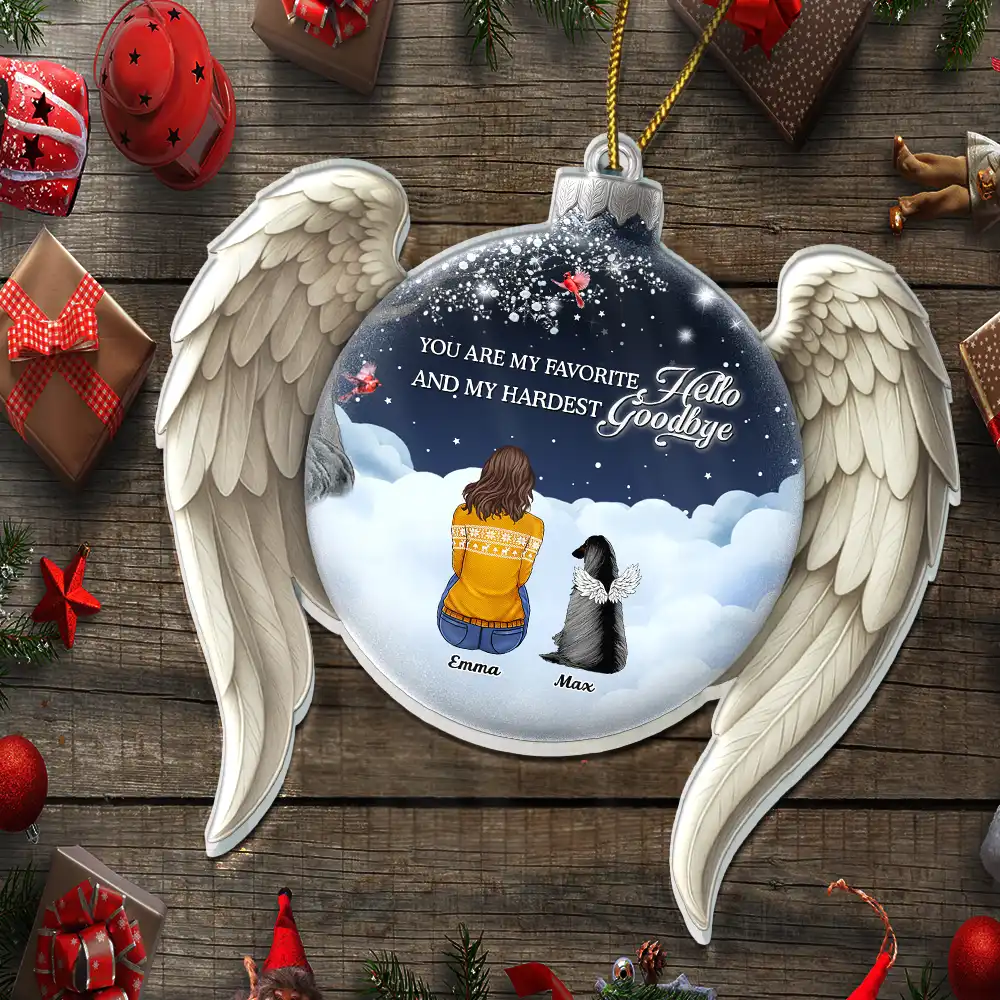If Love Could Have Saved You Pet Memorial - Personalized Custom Shaped Acrylic Ornament - Image 5