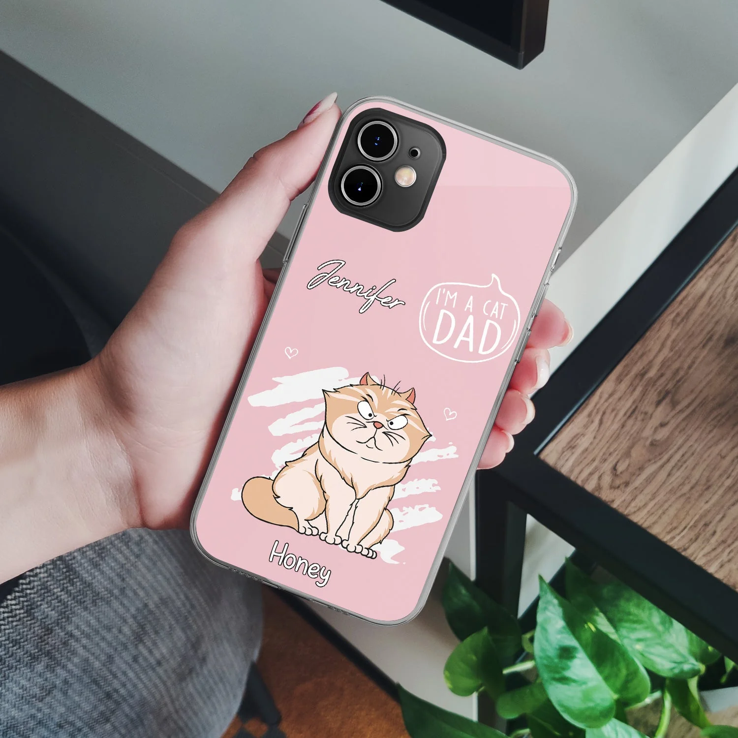 I'm A Cat Person - Gift For Cat Lovers, Cat Mom, Cat Dad - Personalized Clear Phone Case - Image 4