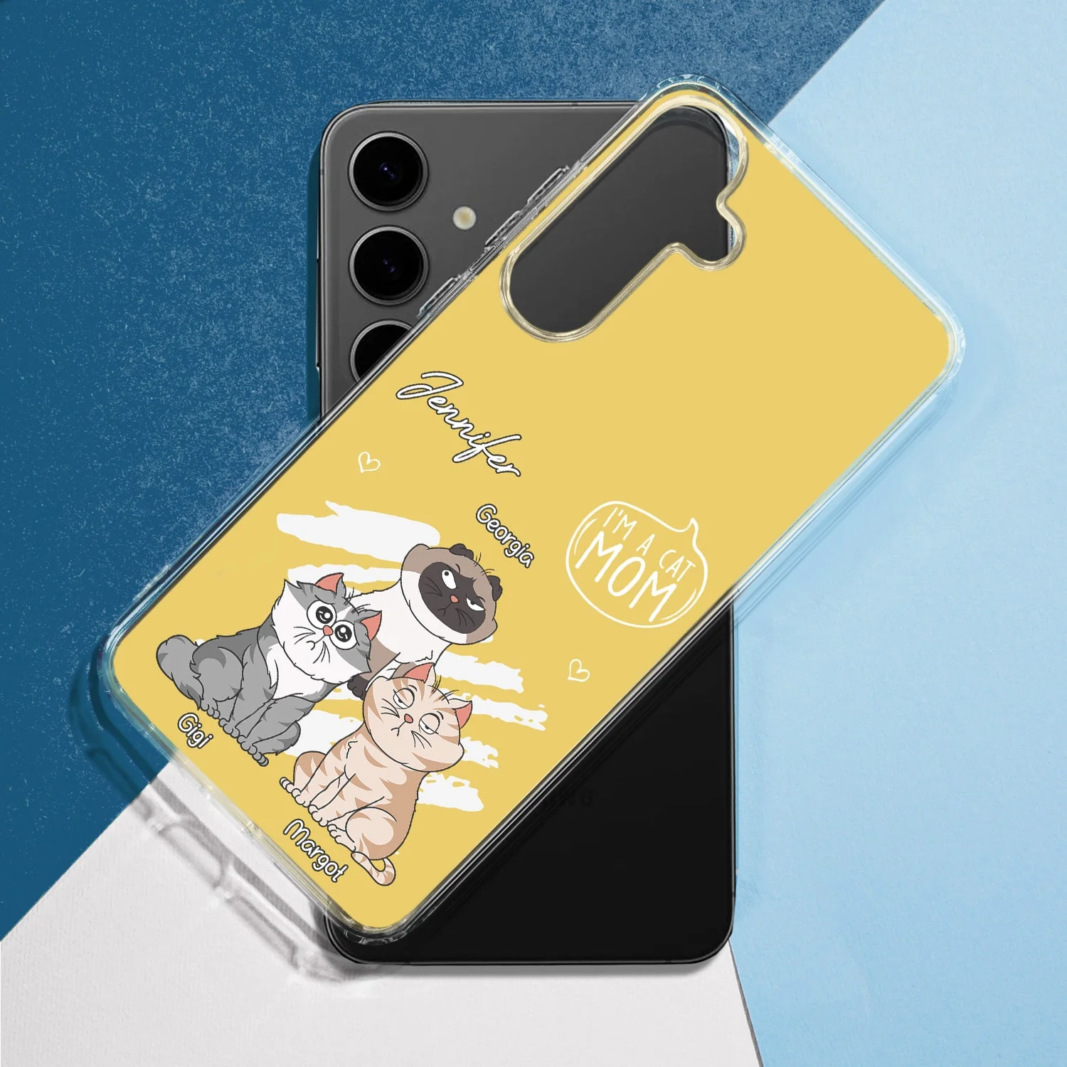 I'm A Cat Person Version 2 - Gift For Cat Lovers, Cat Mom, Cat Dad - Personalized Clear Phone Case - Image 3