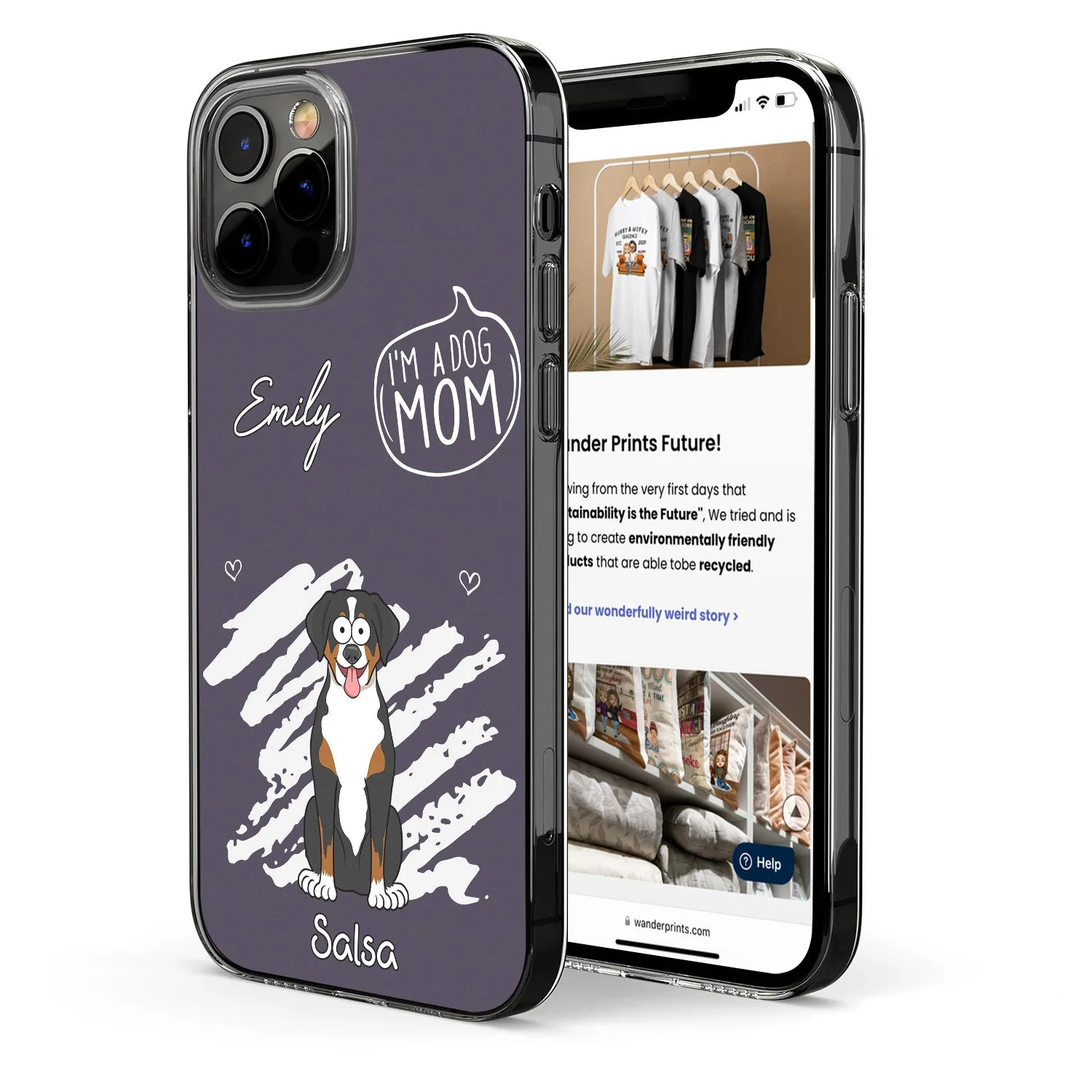 I'm A Dog Person - Gift For Dog Mom, Dog Dad, Dog Lovers - Personalized Clear Phone Case - Image 2