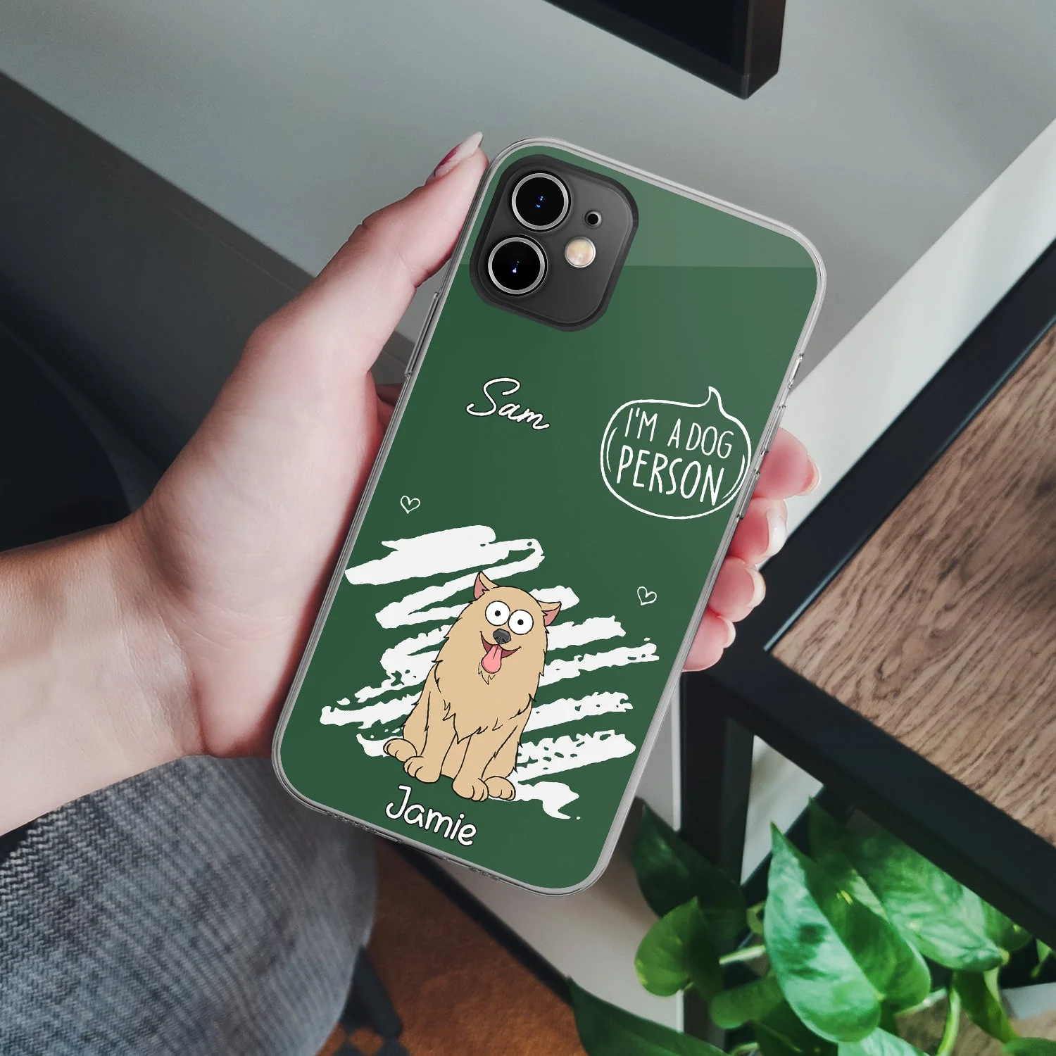 I'm A Dog Person - Gift For Dog Mom, Dog Dad, Dog Lovers - Personalized Clear Phone Case - Image 4