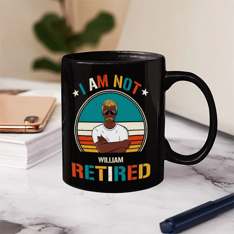 I'm A Professional Grandpa - Personalized Custom Black Mug - Image 3