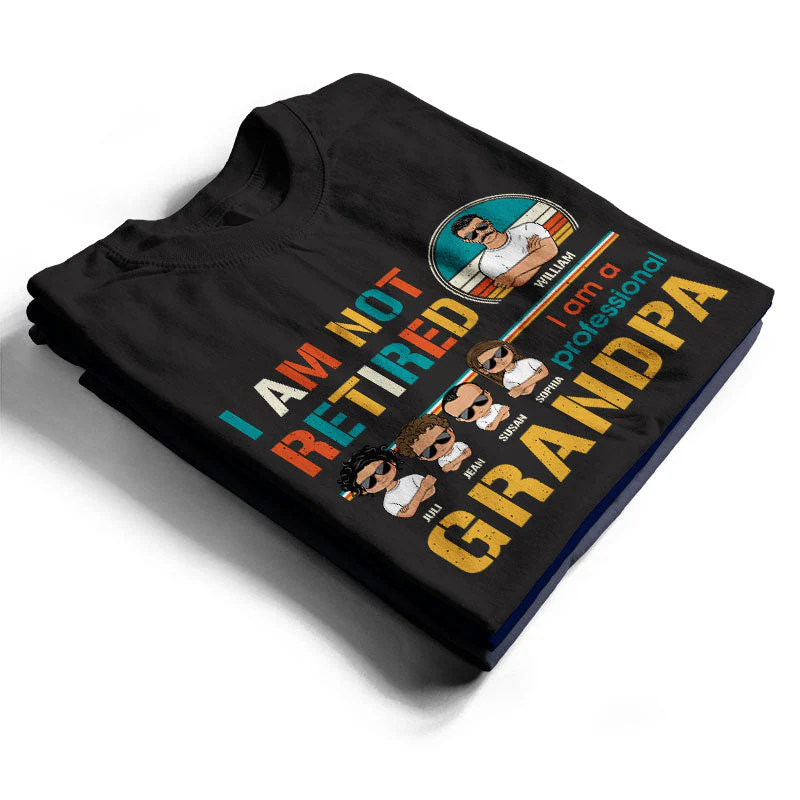 I'm A Professional Grandpa - Personalized Custom T Shirt - Image 2