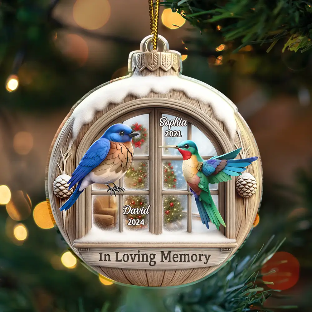 I'm Always With You 3D Effect - Personalized Custom Shaped Acrylic Ornament - Image 3