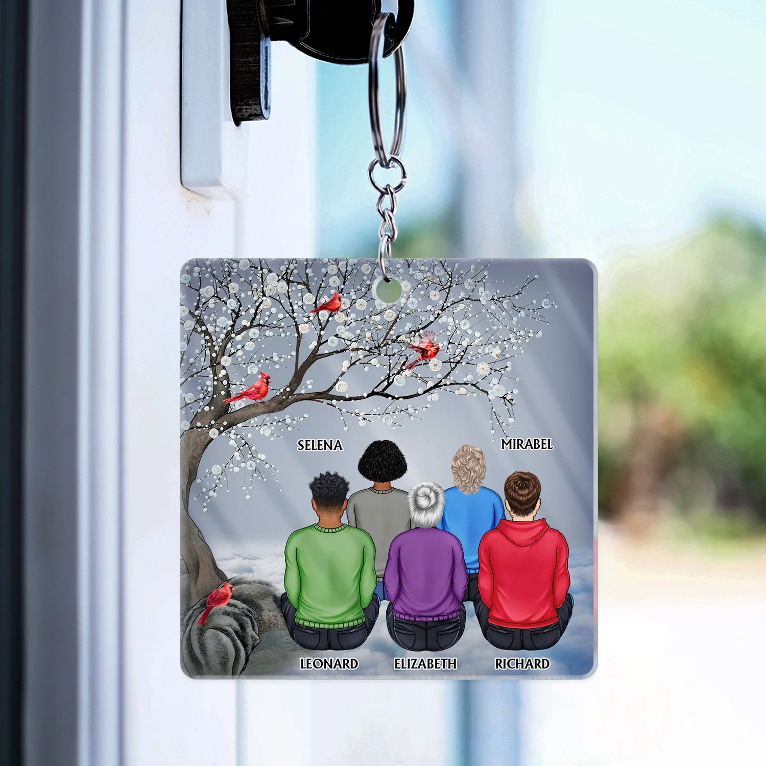 I'm Always With You - Memorial Gift For Family, Friends, Siblings - Personalized Acrylic Keychain - Image 3