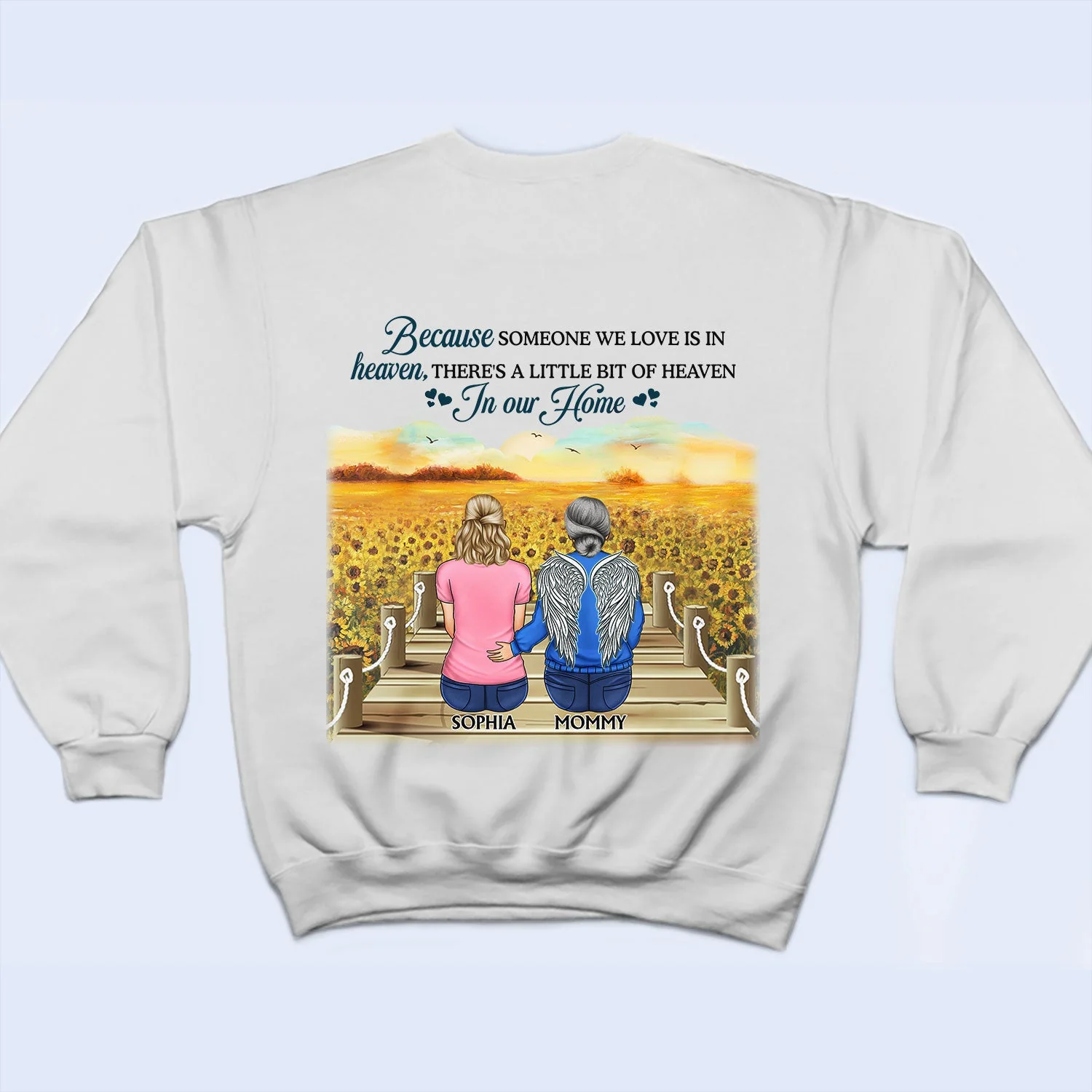 I'm Always With You - Memorial Gift For Family, Friends, Siblings - Personalized T Shirt - Image 5