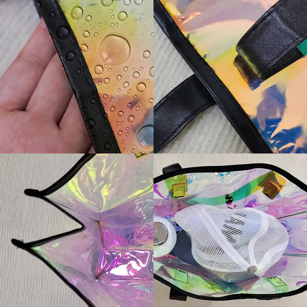 I'm Just Here For The Free Ice Cream - Personalized Holographic Tote - Image 4