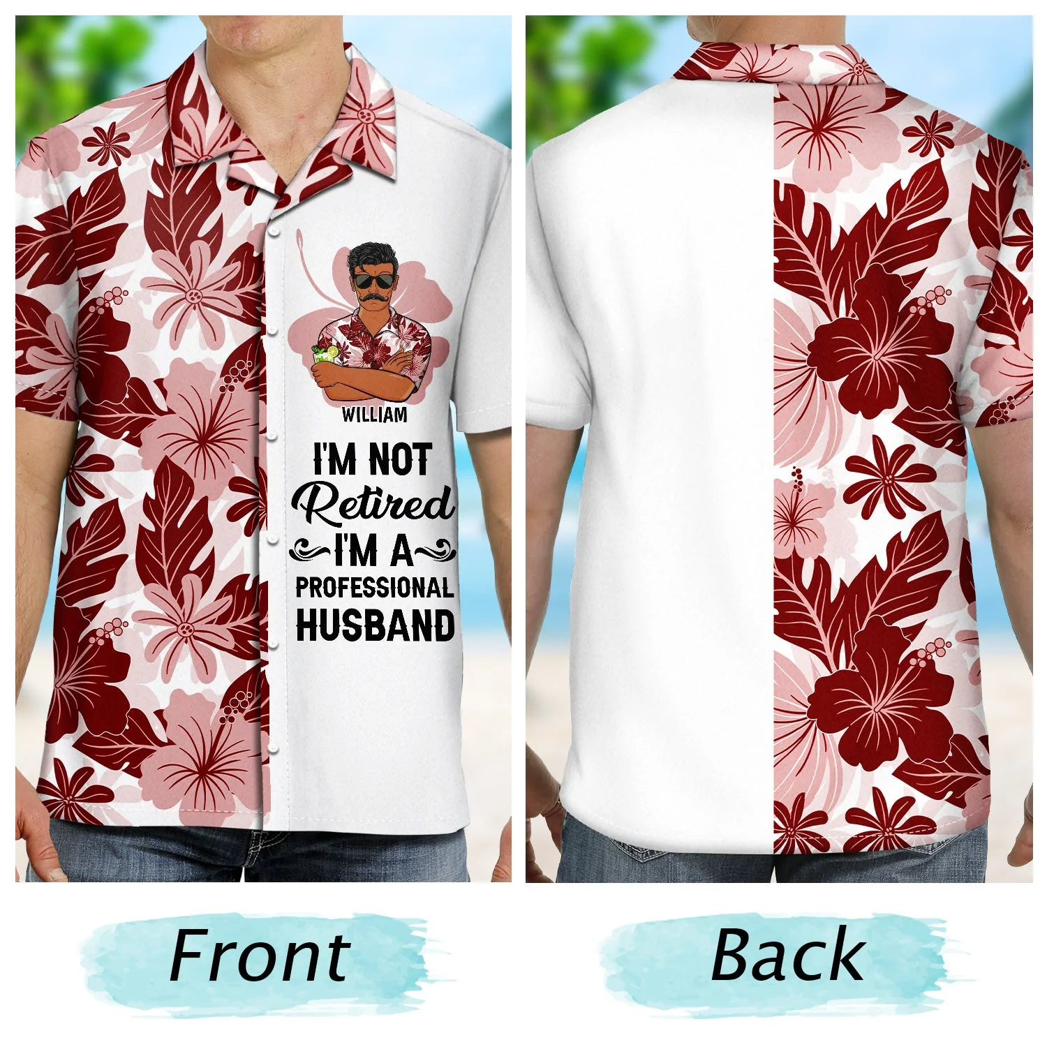 I'm Not Retired - Gift For Grandpa And Father - Personalized Custom Hawaiian Shirt - Image 2