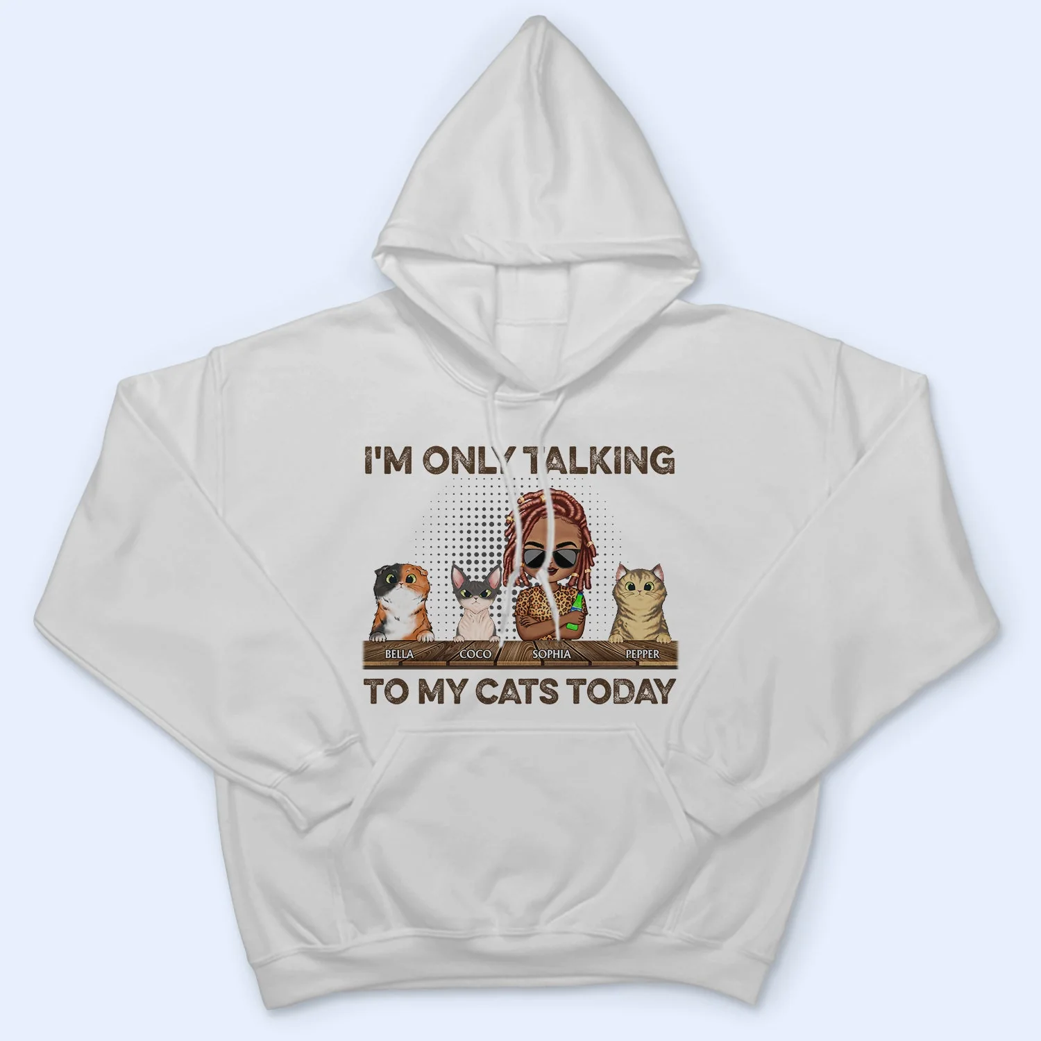 I'm Only Talking To My Dogs Today Chibi - Funny, Birthday Gift For Dog Mom, Dog, Dad, Dog Lovers, Cat Mom, Cat Dad, Cat Lovers, Pet Owners - Personalized Custom T Shirt - Image 4