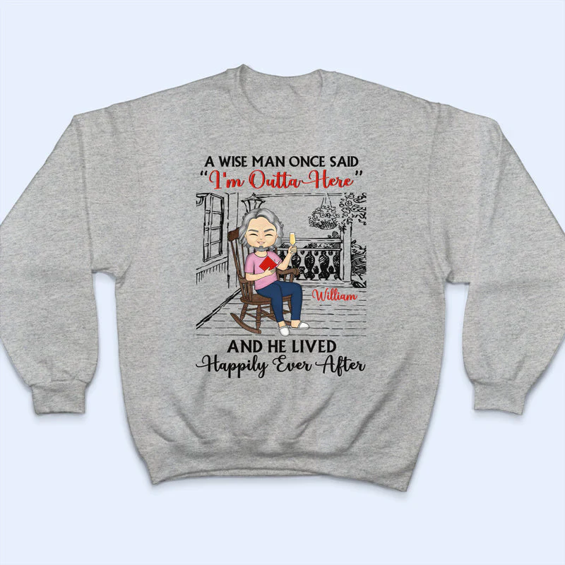 I'm Outta Here - Retirement Gift - Personalized Custom Hoodie - Image 5