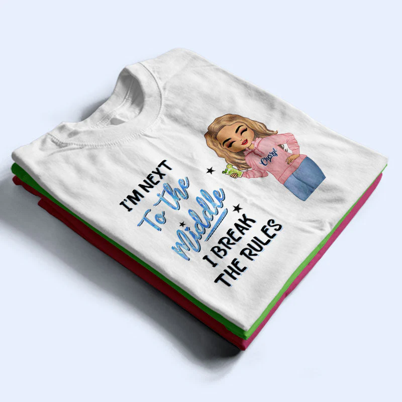I'm The Oldest Sister - Gift For Siblings - Personalized Custom T Shirt - Image 2