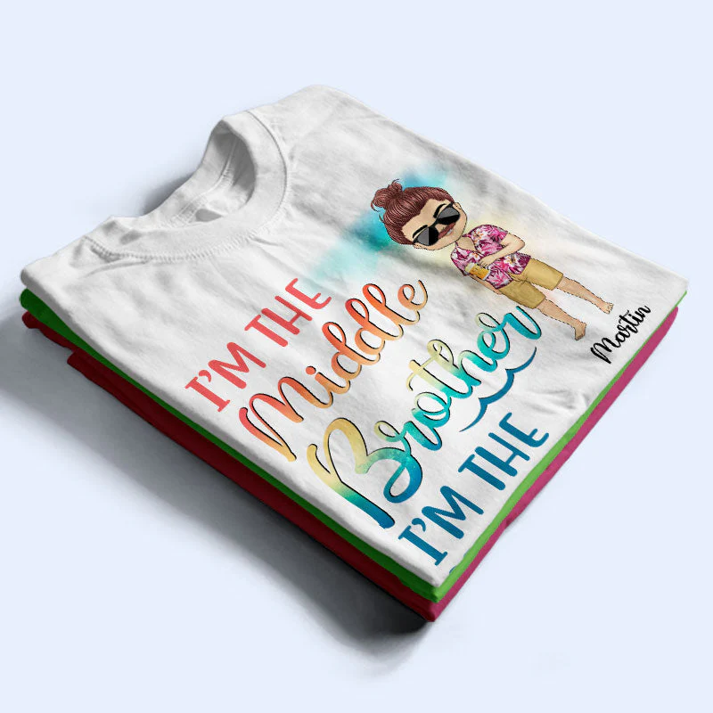 I'm The Rules Sisters Brothers Summer Beach Vibe - Family Bestie Gift - Personalized Custom T Shirt - Image 2
