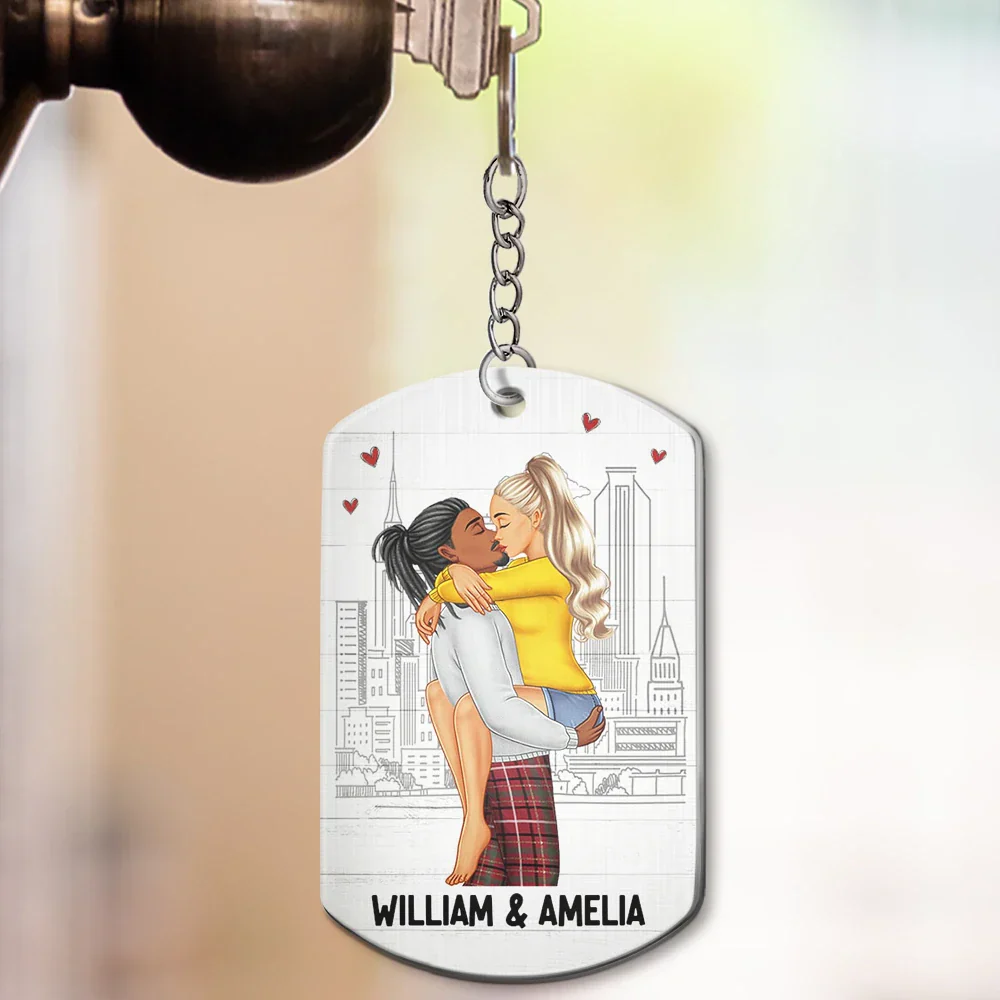 In Case I Don't Say It Enough Couple - Personalized Aluminum Keychain - Image 3
