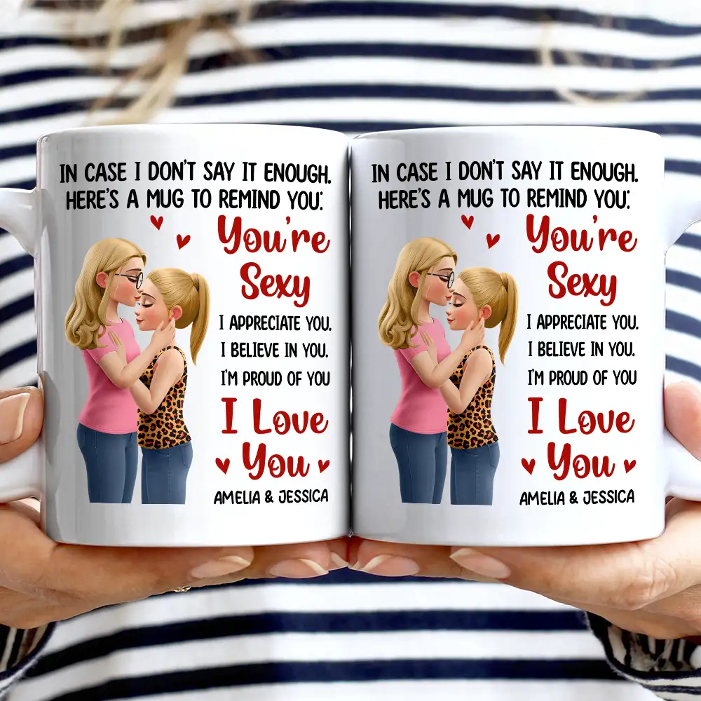 In Case I Don't Say It Enough Forehead Kiss Couple - Personalized Mug - Image 2