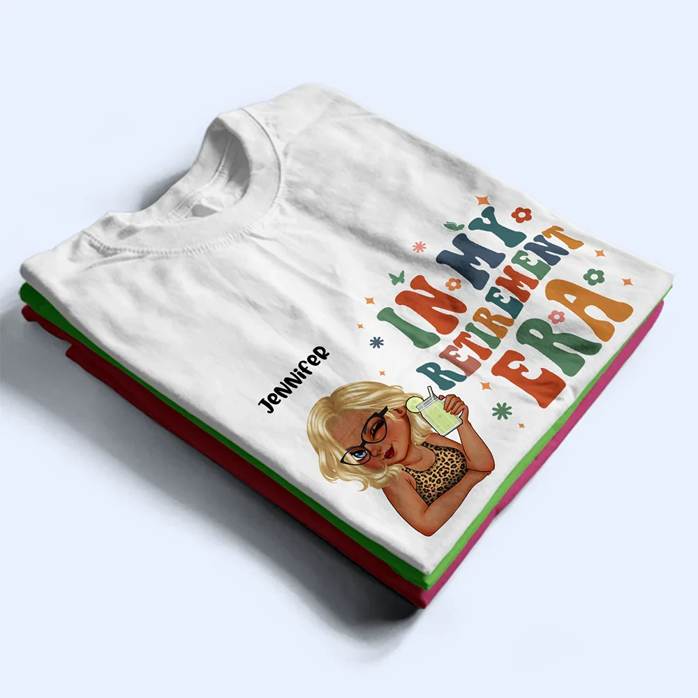In My Retirement Era - Personalized T Shirt - Image 2