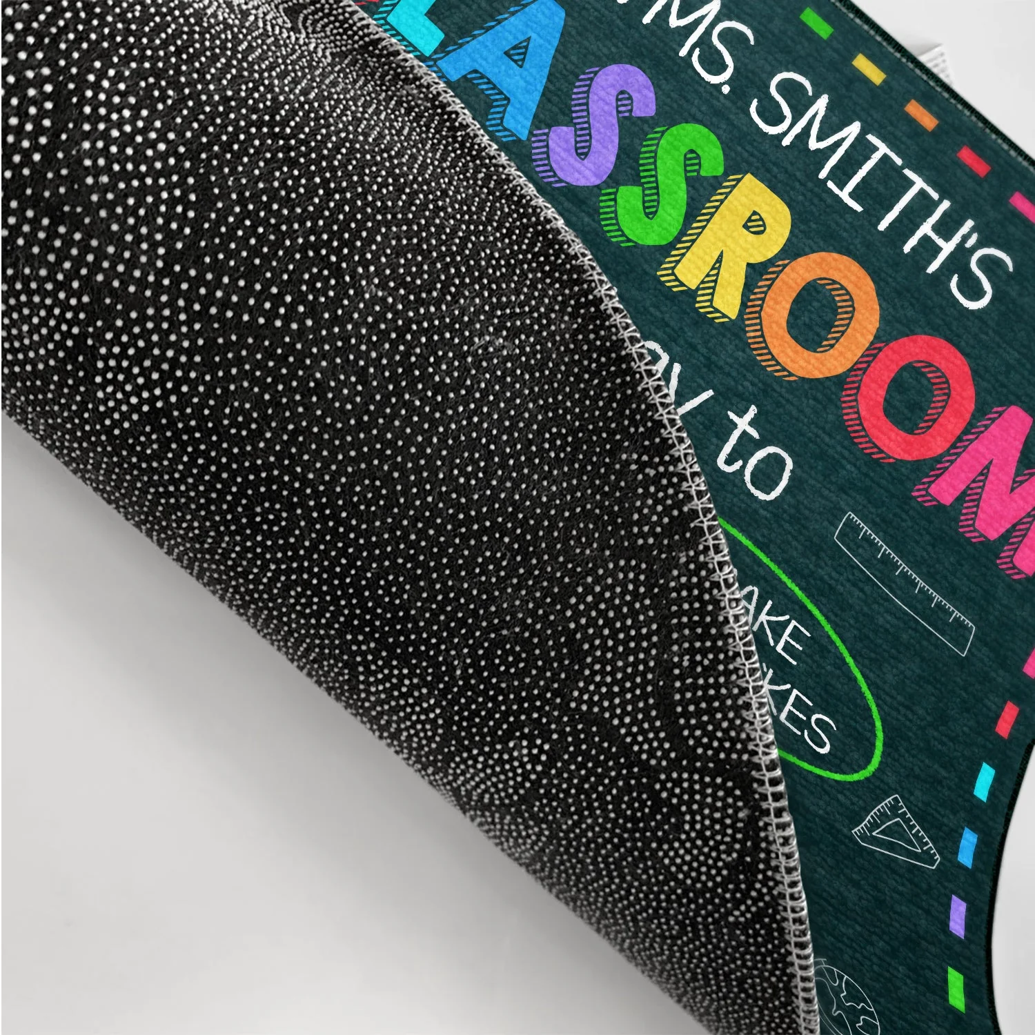 In This Classroom It's Okay To - Gift For Teacher - Personalized Doormat - Image 3