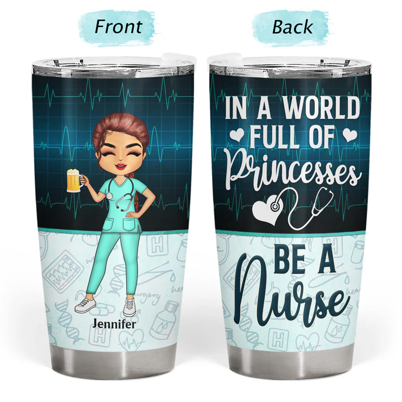 Is You A Nurse - Gift For Nurses - Personalized Custom Tumbler - Image 3