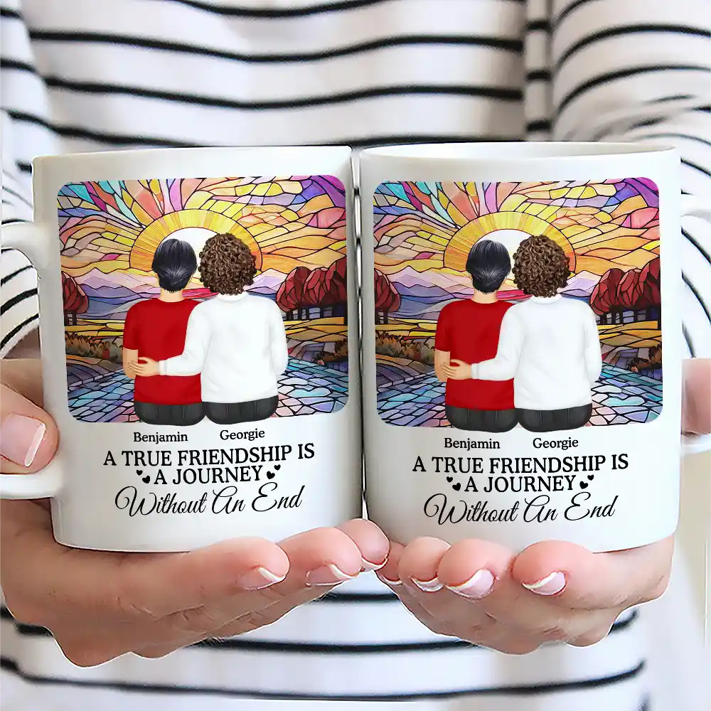 It Takes A Long Time To Grow An Old Friend - Personalized Mug - Image 2