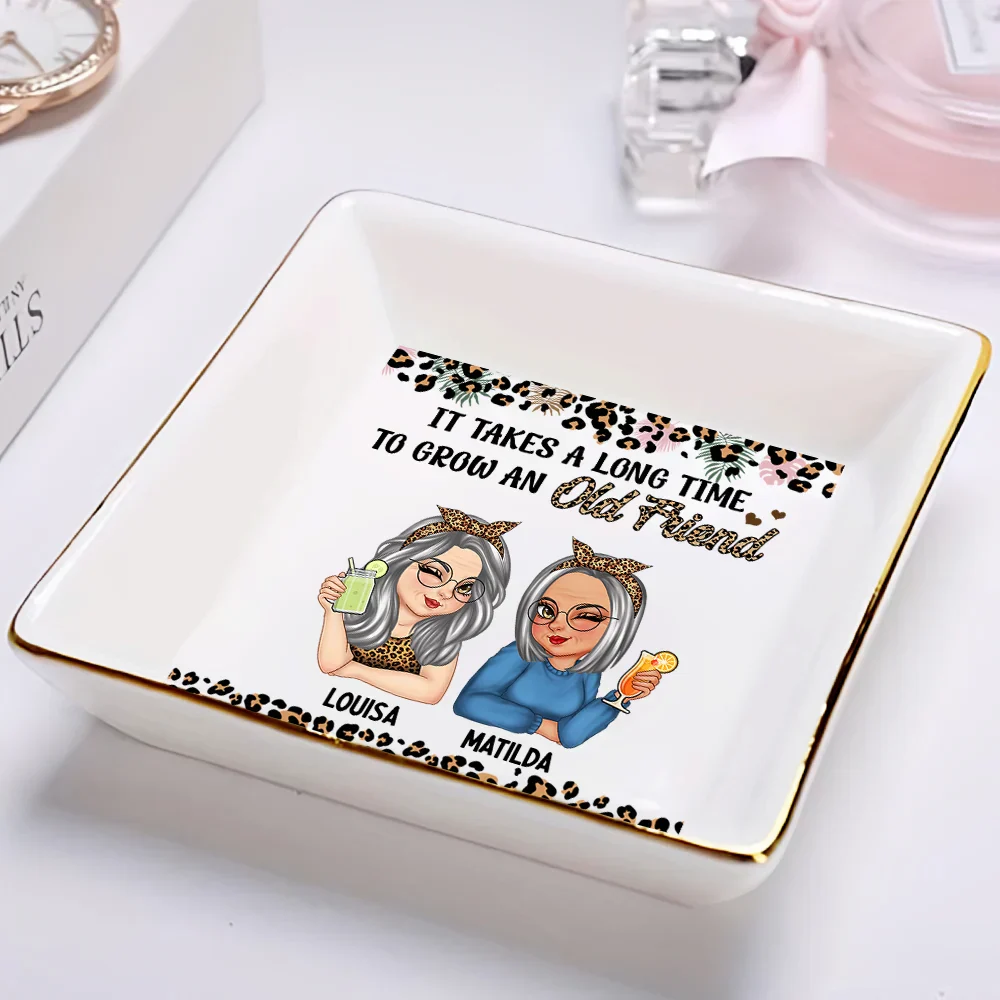 It Takes A Long Time To Grow An Old Friend - Personalized Ring Dish - Image 2