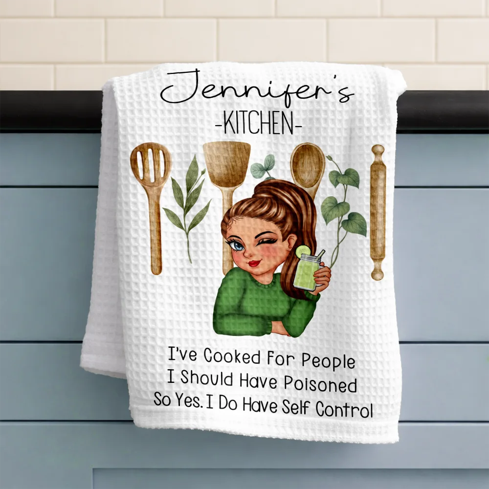 I've Cooked For People I Should Have Poisoned - Personalized Kitchen Towel - Image 3