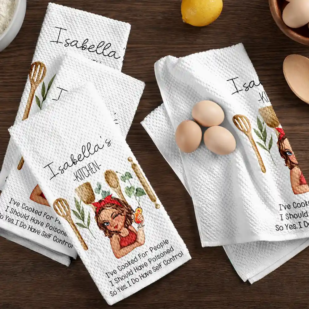 I've Cooked For People I Should Have Poisoned - Personalized Kitchen Towel - Image 6