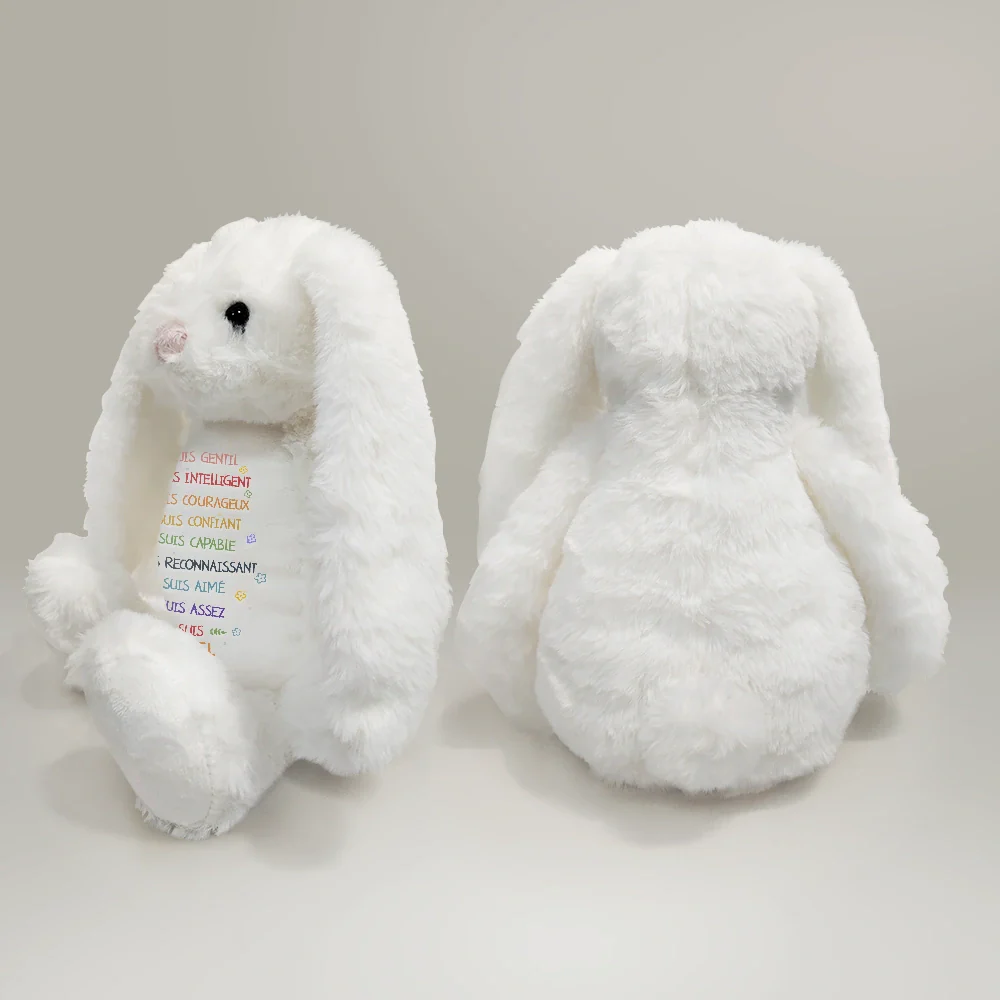 Je Suis Aimée - Peluche Lapin Personnalisée - Image 4