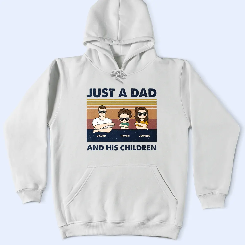 Just A Dad And His Girl Fist Punch - Personalized T Shirt - Image 4