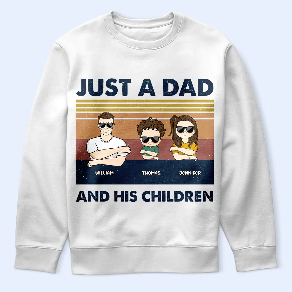 Just A Dad And His Girl Fist Punch - Personalized T Shirt - Image 5