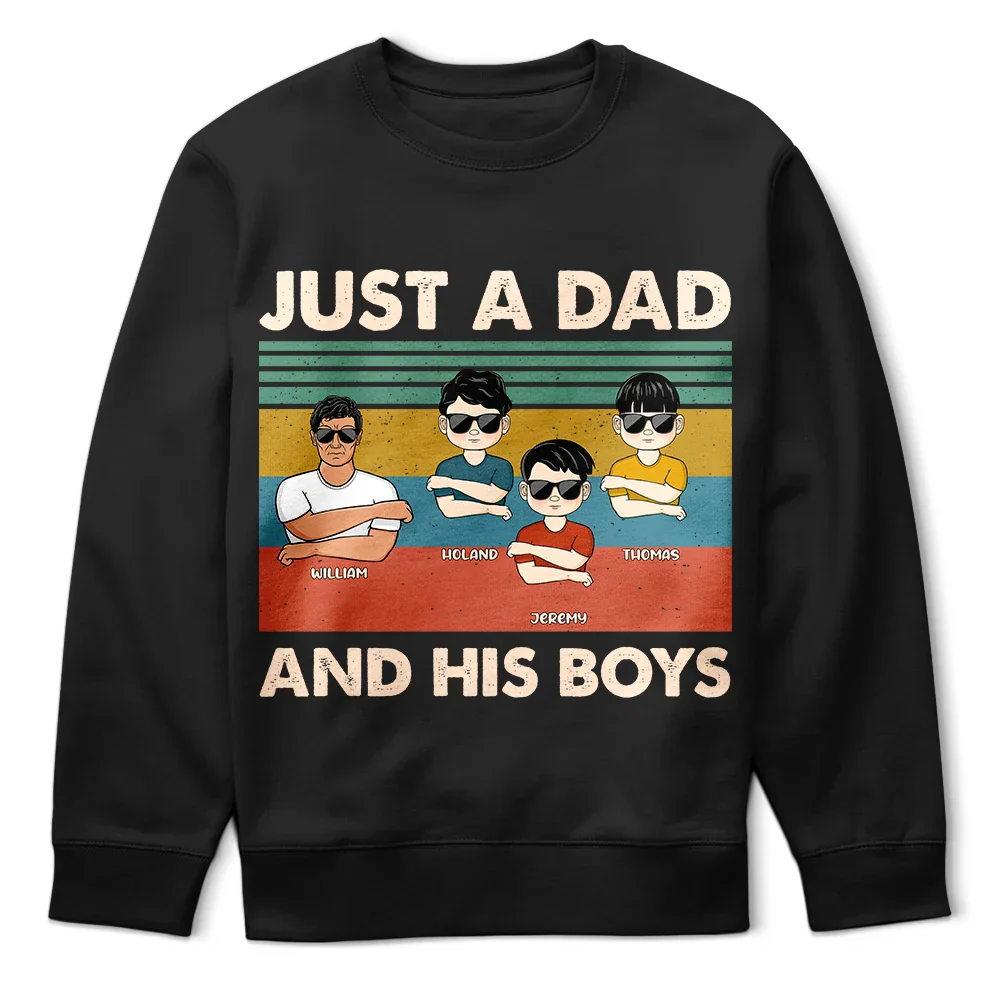 Just A Dad And His Girl - Personalised T Shirt - Image 5