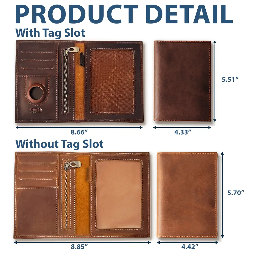 Just A Girl Boy Who Loves Traveling - Personalized Leather Passport Holder - Image 5