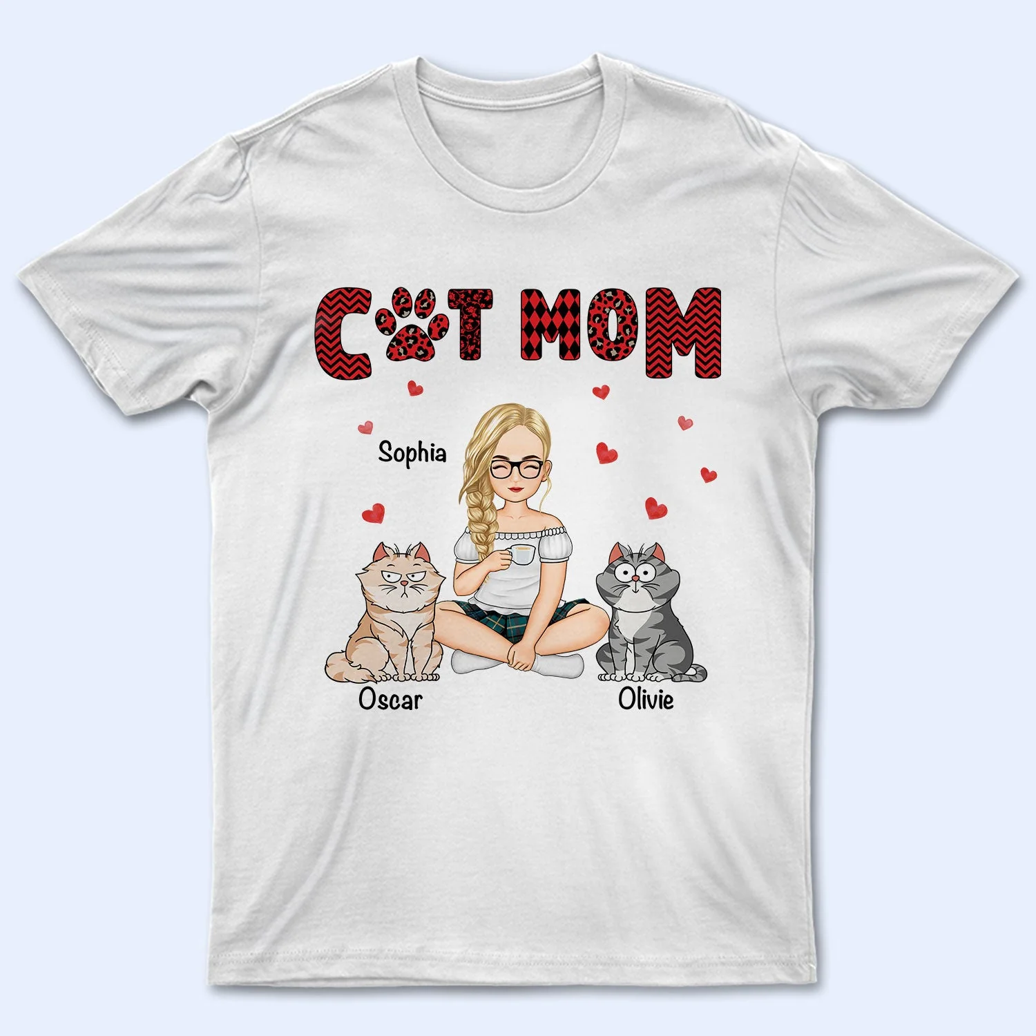 Just A Girl Who Love Cats - Gift For Cat Lovers - Personalized Sweatshirt - Image 4