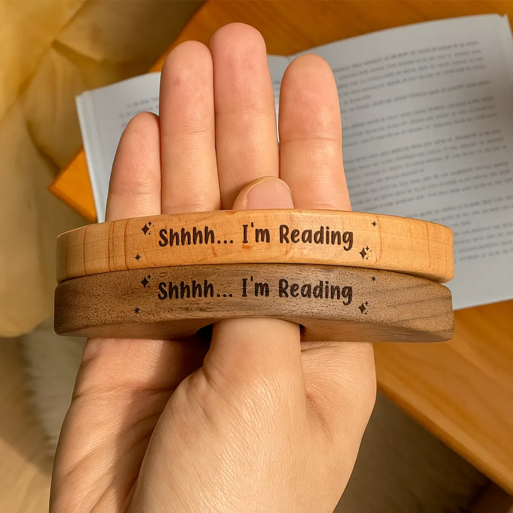 Just A Girl Who Loves Books Birth Flower - Personalized Book Page Holder - Image 4