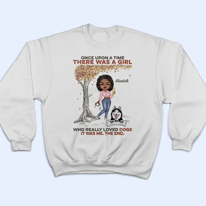 Just A Girl Who Loves Dogs - Gift For Dog Lovers - Personalized Custom T Shirt - Image 5