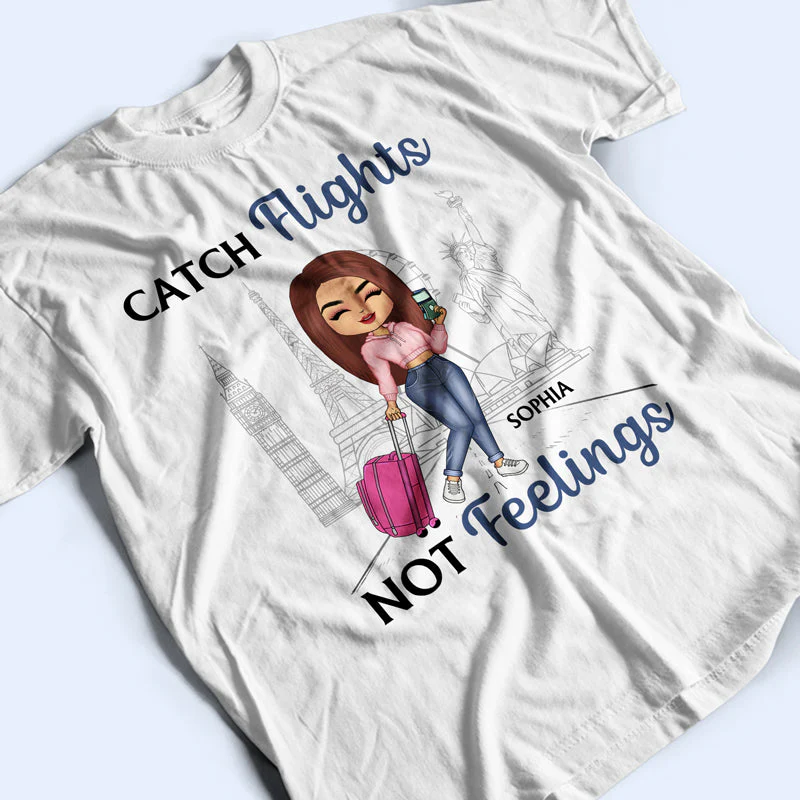Just A Girl Who Loves Traveling - Gift For Travel Lovers - Personalized Custom Hoodie - Image 4